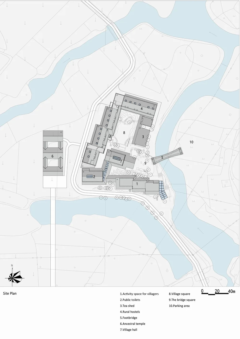 BIM Architecture | Li Xiang Village Entrance Public Space Regeneration/East Courtyard Architectural Technology and Art (ATA) Studio