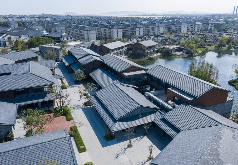 BIM Architecture | Texture Stitching: Nanjing Guchengwan Kaiyuan Resort Hotel/Meng Fanhao - Gad × line+