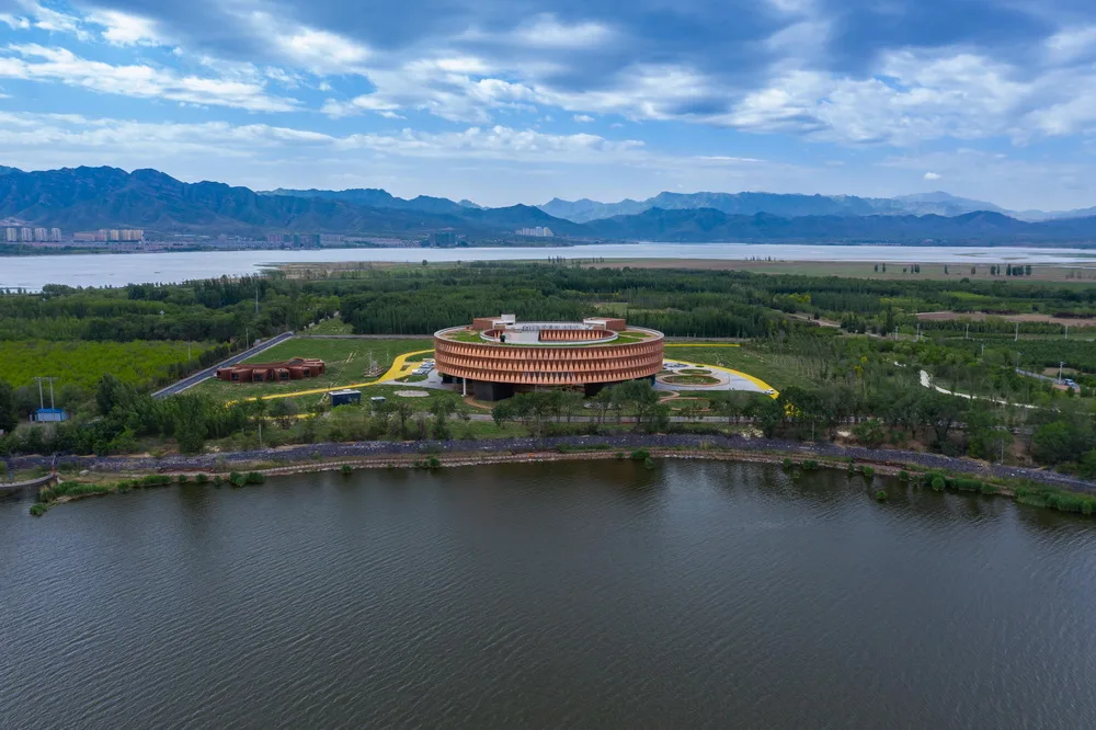 BIM Architecture | Floating Bird Nests on Wetlands - China Huailai Wetland Museum/Tianyou Design