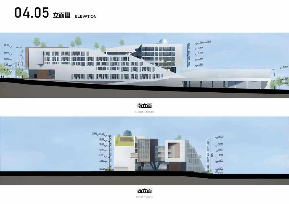 BIM Architecture | Shenzhen Longhua Qingquan Foreign Language School (Junior High School)/Yijing Architectural Design