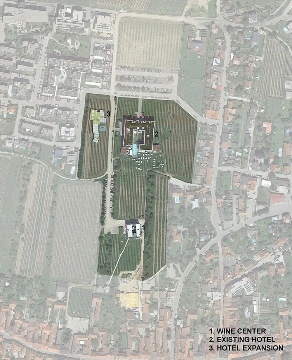 General layout plan of Rossum Hotel Expansion