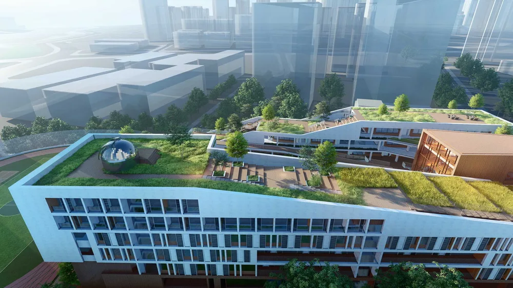 BIM Architecture | Shenzhen Longhua Qingquan Foreign Language School (Junior High School)/Yijing Architectural Design