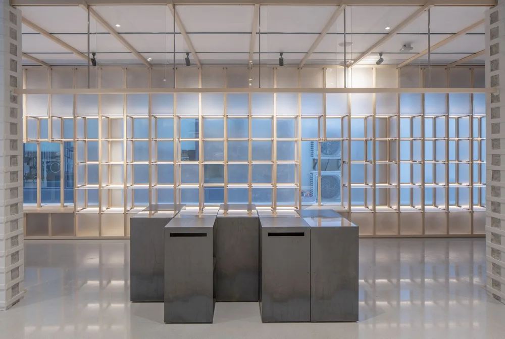 BIM Architecture | Architectural Renewal of Longshang Bookstore at East China University of Science and Technology - Reshaping the Place of Light and Memory/畎 Mu Architecture