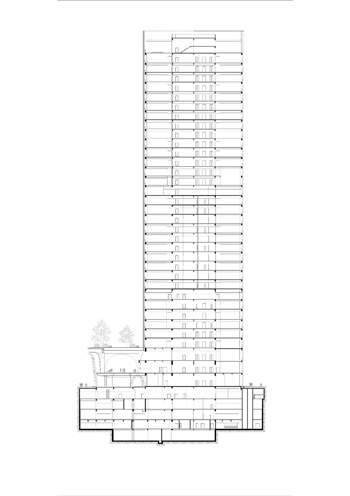 BIM Architecture | Shared Hall with Cities: Bank of China Minsheng Financial Building/Zhubo Design