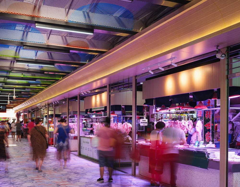 BIM Architecture | Colorful, Poetic Everyday: Renovation of Guangzhou Dongshan Meat and Vegetable Market/Aosilently Studio