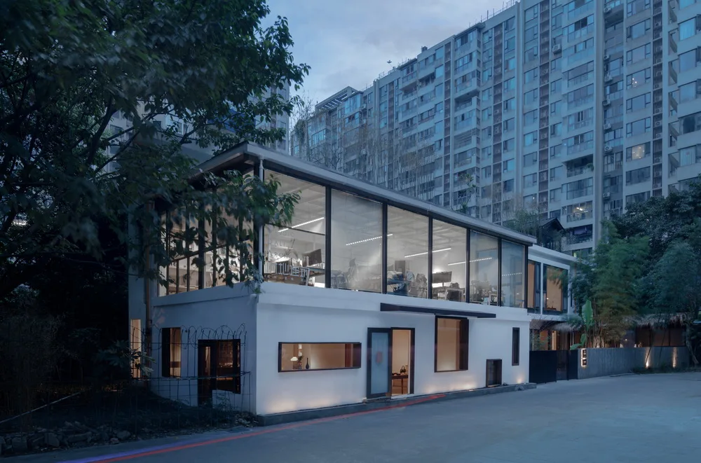 BIM Architecture | Placing a forest in the city of Chengdu is a construction of an unknown spring tea house/location