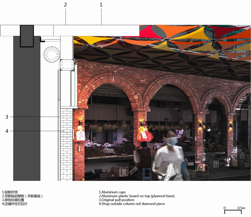 BIM Architecture | Colorful, Poetic Everyday: Renovation of Guangzhou Dongshan Meat and Vegetable Market/Aosilently Studio