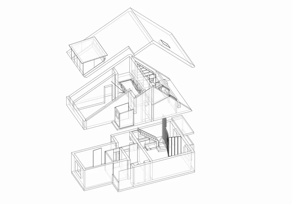 BIM Architecture | Home of Craftsmanship and Experimentation: 'Craftsmanship and Experimentation' in 100 square meter Residential Renovation/Building in Progress