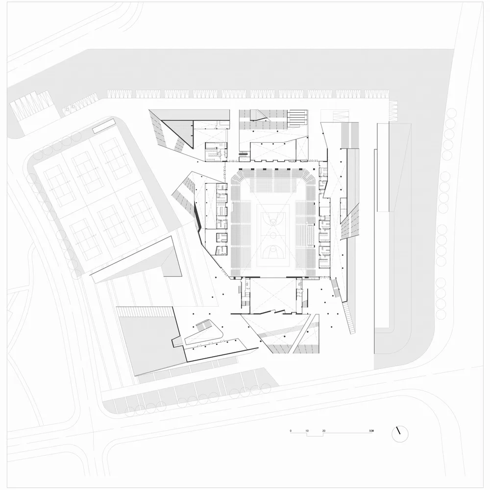 BIM Architecture | Zhongshan University Zhuhai Campus Gymnasium/BIAD South China Design Center