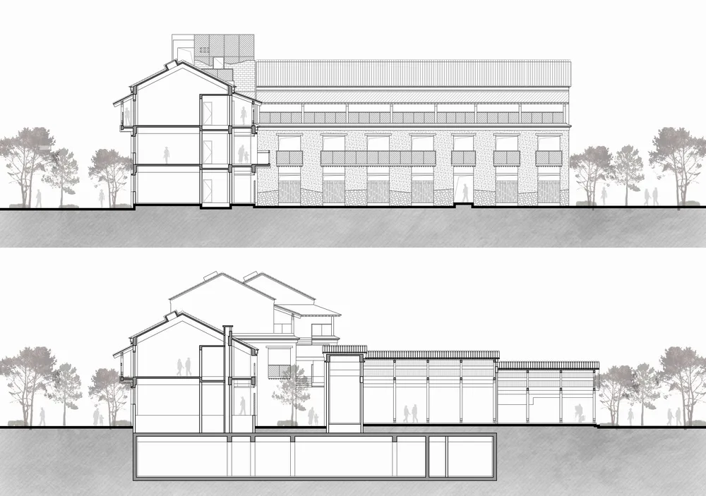 BIM Architecture | Li Xiang Village Entrance Public Space Regeneration/East Courtyard Architectural Technology and Art (ATA) Studio