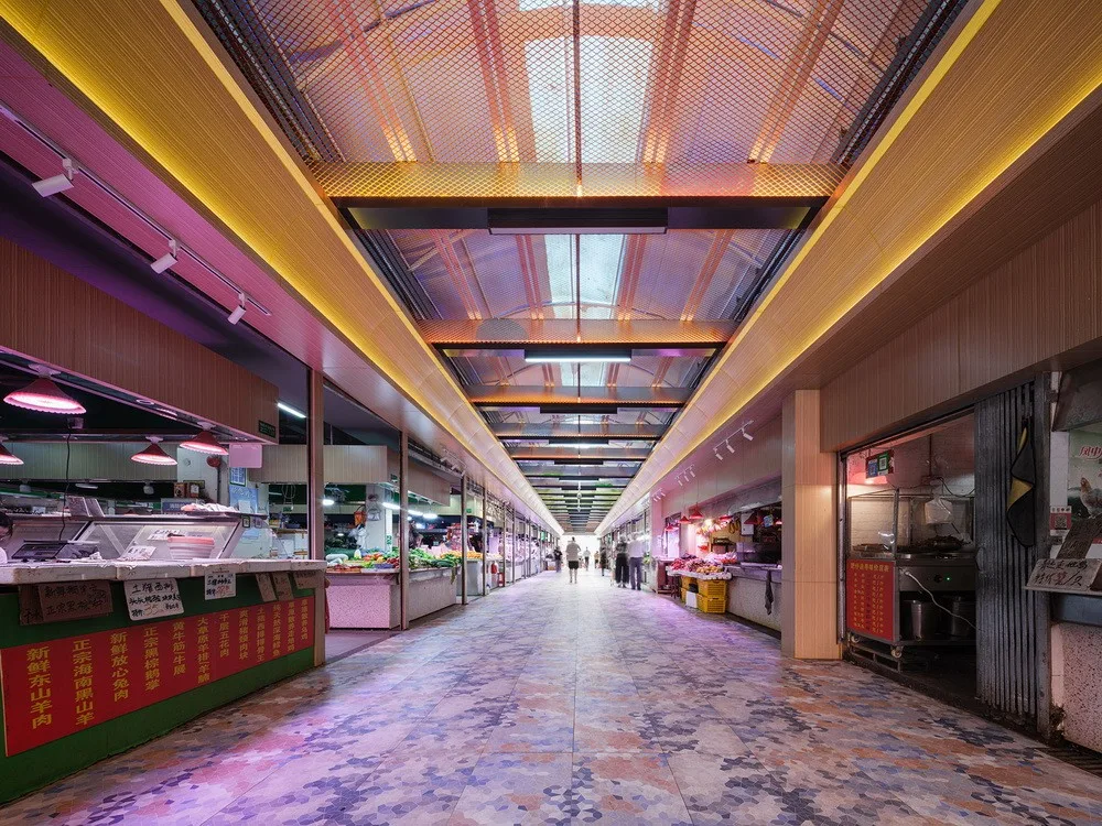 BIM Architecture | Colorful, Poetic Everyday: Renovation of Guangzhou Dongshan Meat and Vegetable Market/Aosilently Studio