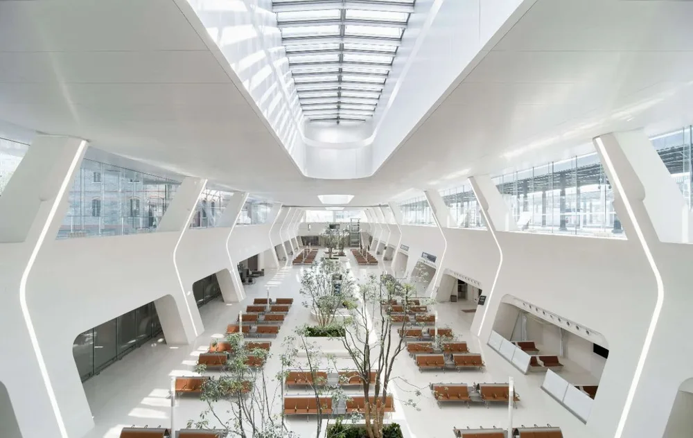 BIM Architecture | 'Railway Station in the Forest': Jiaxing Railway Station is now open for operation/MAD