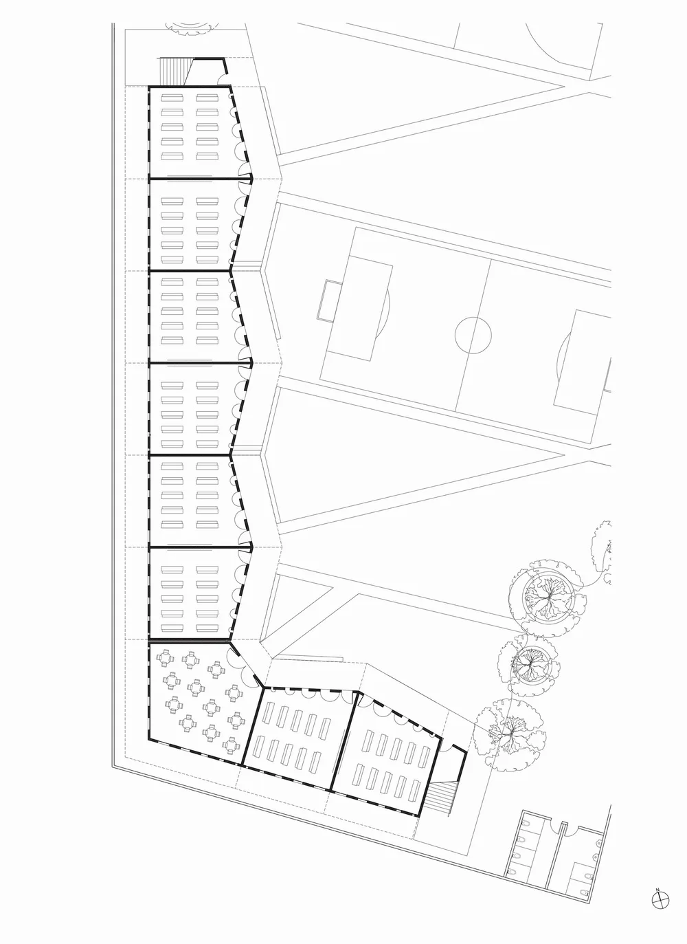 BIM Architecture | Modular Campus Construction, Responding to Site Environment and Cost Limitations/Studio PHH Architects