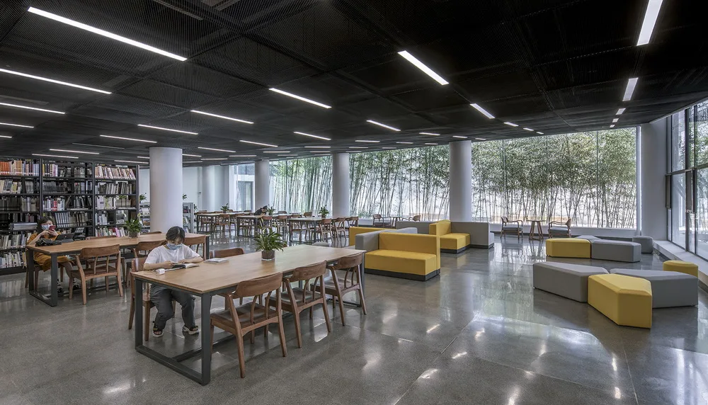 BIM Architecture | Central Academy of Fine Arts Yanjiao Campus Library Renovation/Three Literature Architecture/He Wei Studio
