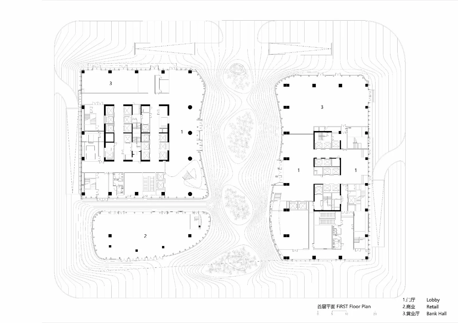 BIM Architecture | Shared Hall with Cities: Bank of China Minsheng Financial Building/Zhubo Design