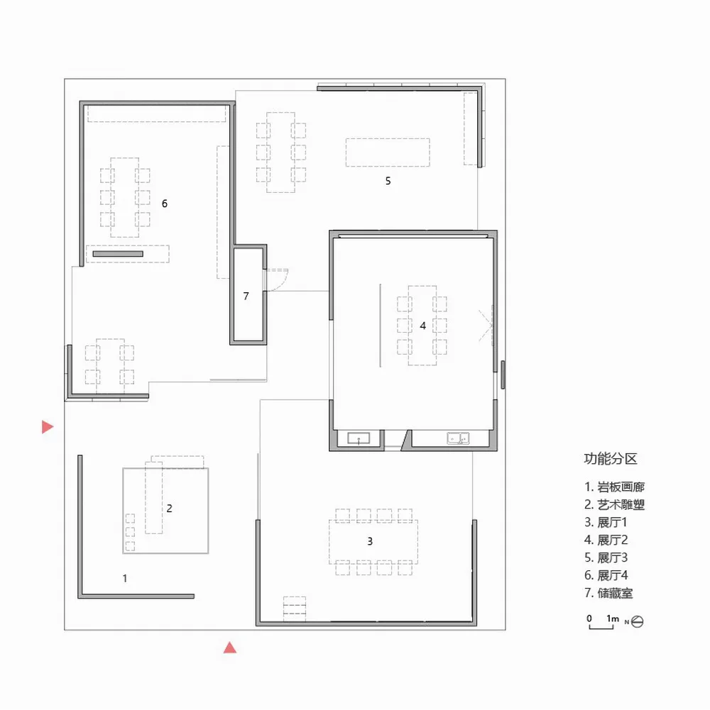 BIM Architecture | Translating Suprematism Painting into Three Dimensional Space: Layered Rock Shadow Exhibition Hall/Puju Design Research Laboratory
