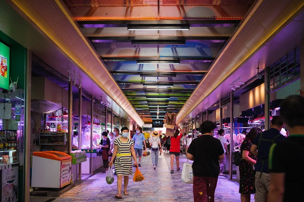 BIM Architecture | Colorful, Poetic Everyday: Renovation of Guangzhou Dongshan Meat and Vegetable Market/Aosilently Studio