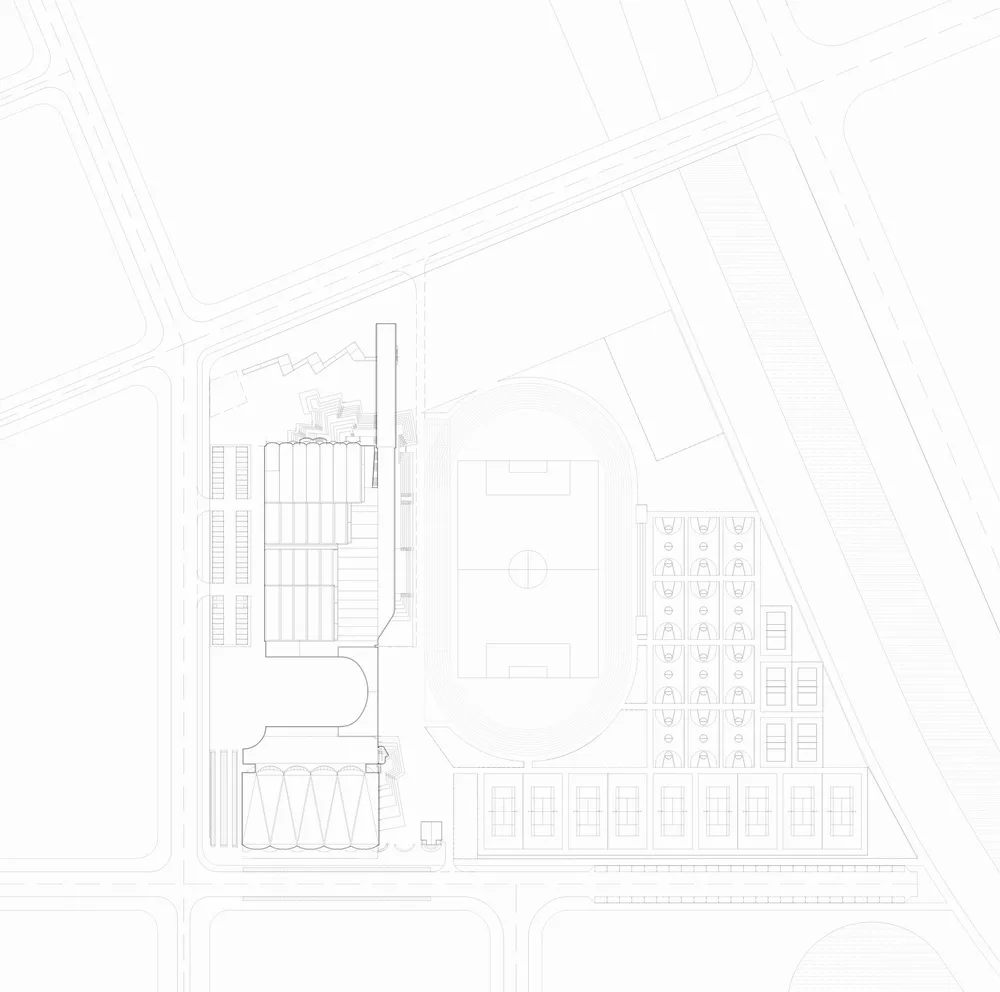 BIM Architecture | Tianjin University New Campus Comprehensive Gymnasium/Li Xinggang Architecture Studio