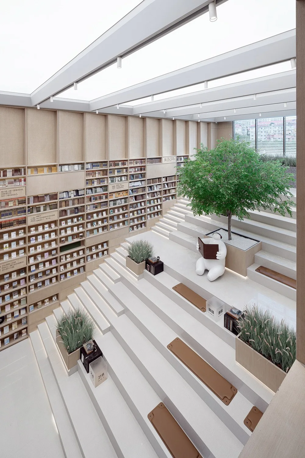 BIM architecture | Green swaying, named after 'book': Rongchuang · Sijichen Reading/Top Design