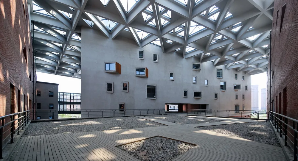 BIM Architecture | 2nd Floor of Humanities at Northeastern University/THAD by Zhuang Weimin from Tsinghua Architectural Design Institute
