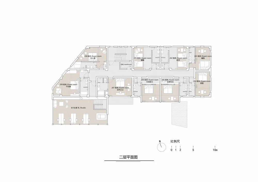 BIM Architecture | Placing a forest in the city of Chengdu is a construction of an unknown spring tea house/location
