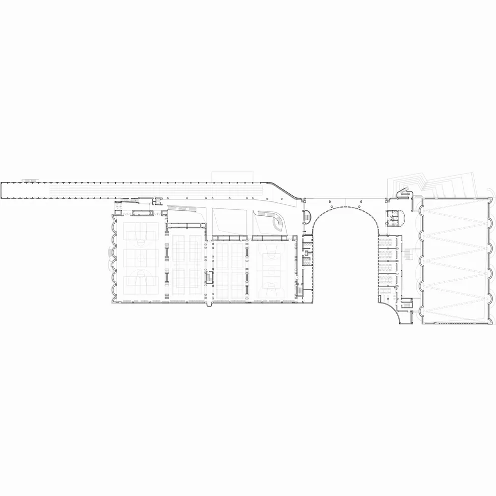 BIM Architecture | Tianjin University New Campus Comprehensive Gymnasium/Li Xinggang Architecture Studio