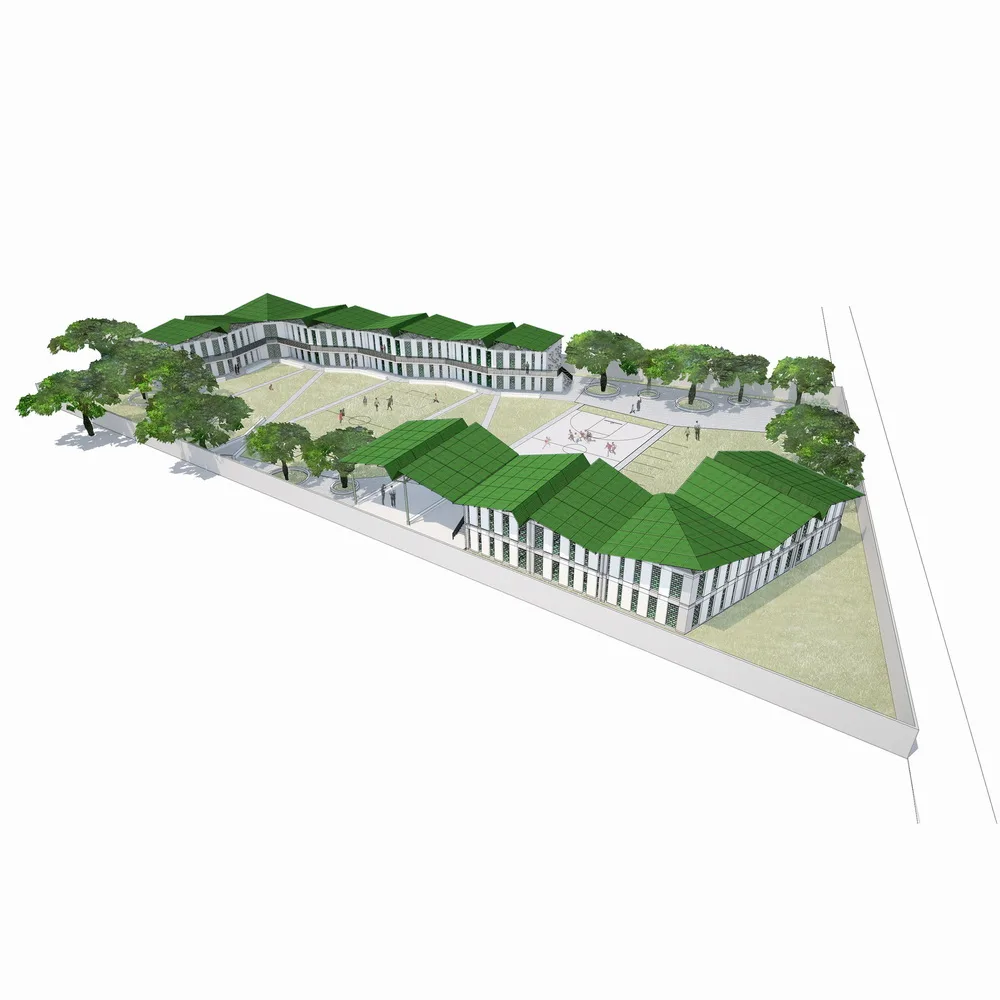 BIM Architecture | Modular Campus Construction, Responding to Site Environment and Cost Limitations/Studio PHH Architects