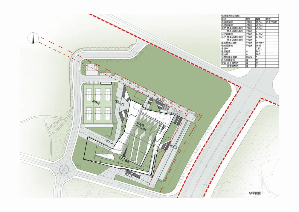 BIM Architecture | Zhongshan University Zhuhai Campus Gymnasium/BIAD South China Design Center