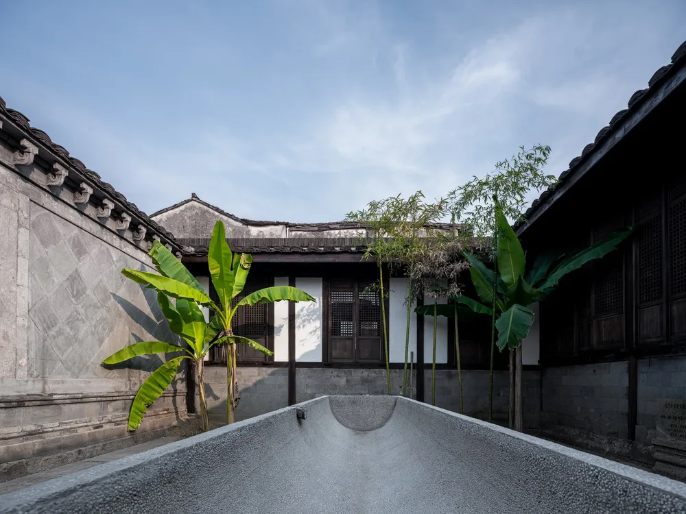 BIM Architecture | Shaoxing Beihai Bridge Wooden Museum/Lost Man Creation
