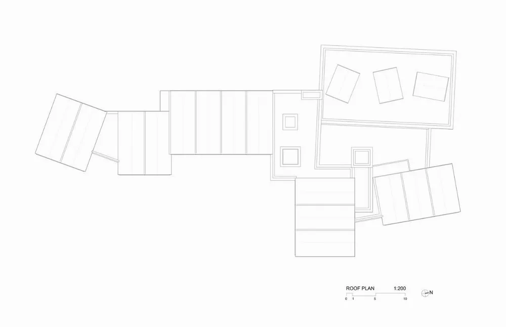 Roof plan of Rossum Hotel Expansion