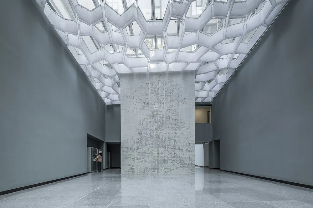 BIM Architecture | Central Academy of Fine Arts Yanjiao Campus Library Renovation/Three Literature Architecture/He Wei Studio
