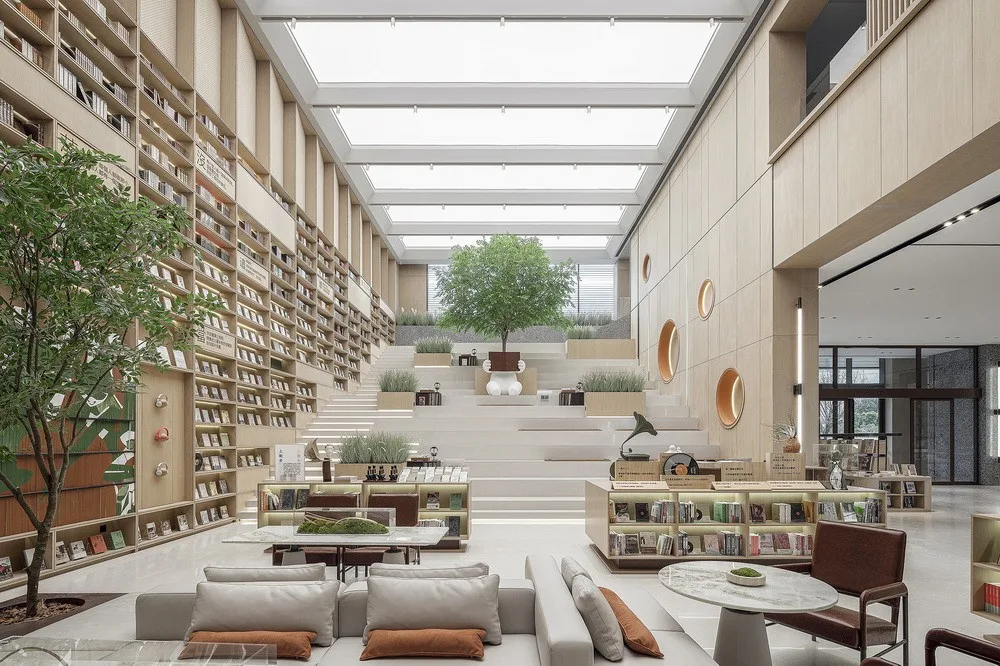 BIM architecture | Green swaying, named after 'book': Rongchuang · Sijichen Reading/Top Design