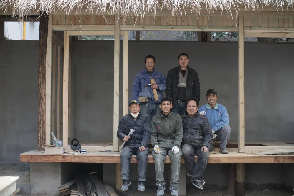 BIM Architecture | Placing a forest in the city of Chengdu is a construction of an unknown spring tea house/location