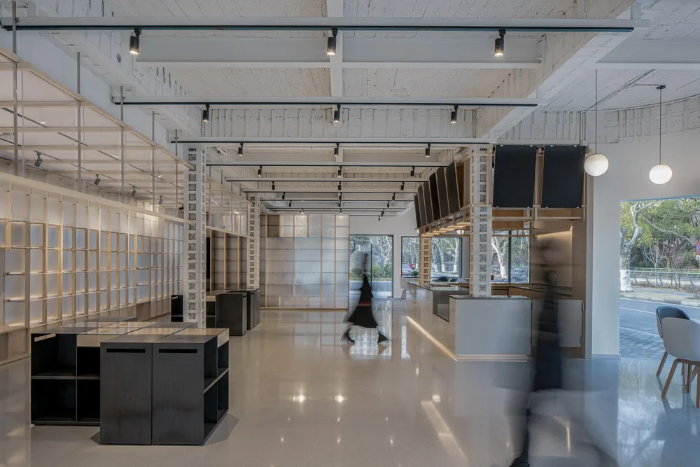 BIM Architecture | Architectural Renewal of Longshang Bookstore at East China University of Science and Technology - Reshaping the Place of Light and Memory/畎 Mu Architecture