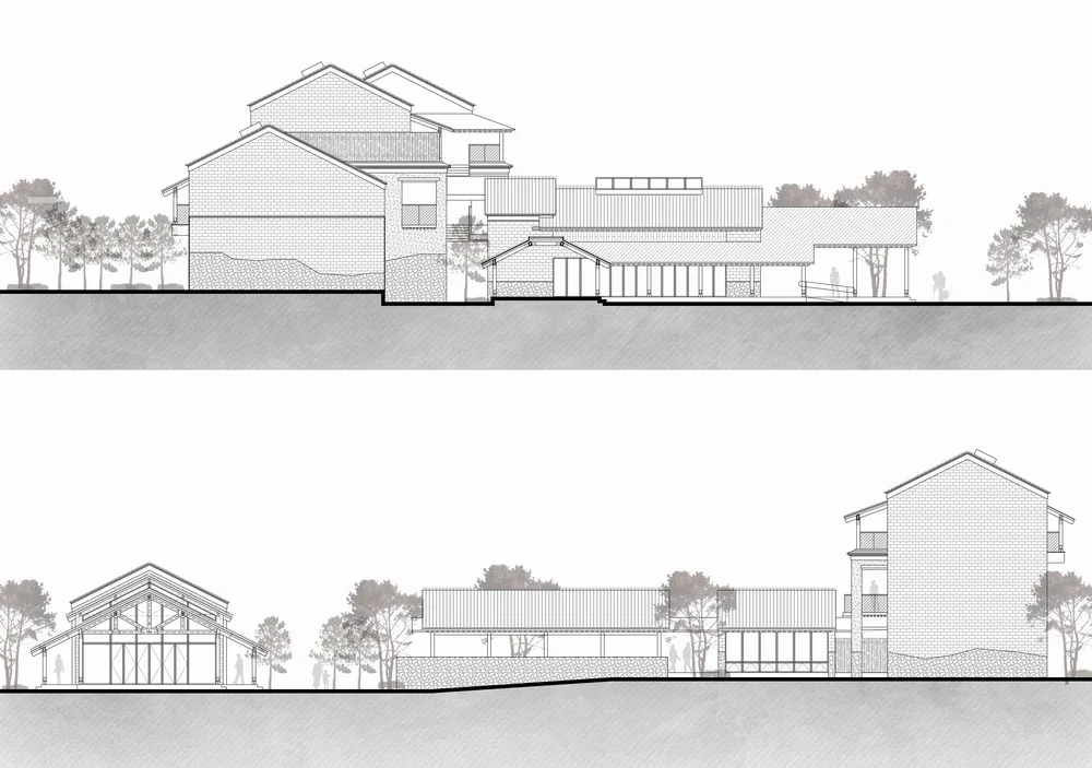 BIM Architecture | Li Xiang Village Entrance Public Space Regeneration/East Courtyard Architectural Technology and Art (ATA) Studio