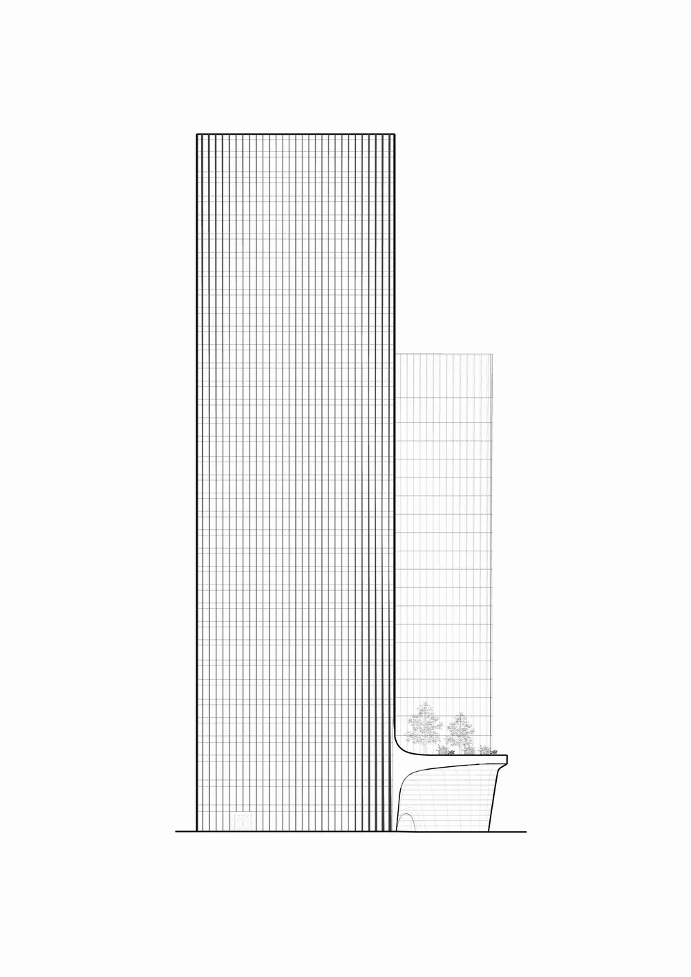 BIM Architecture | Shared Hall with Cities: Bank of China Minsheng Financial Building/Zhubo Design