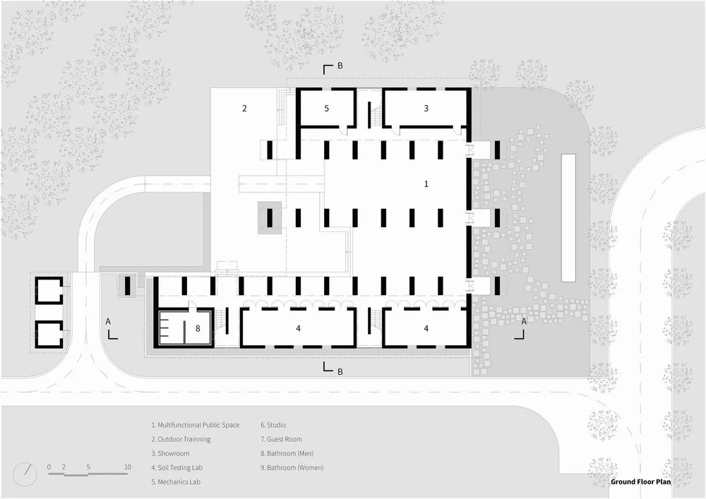 BIM Architecture | Geotechnical Workshop (also known as Yunnan Rural Revitalization Research and Development Center)/Yizhuan Village
