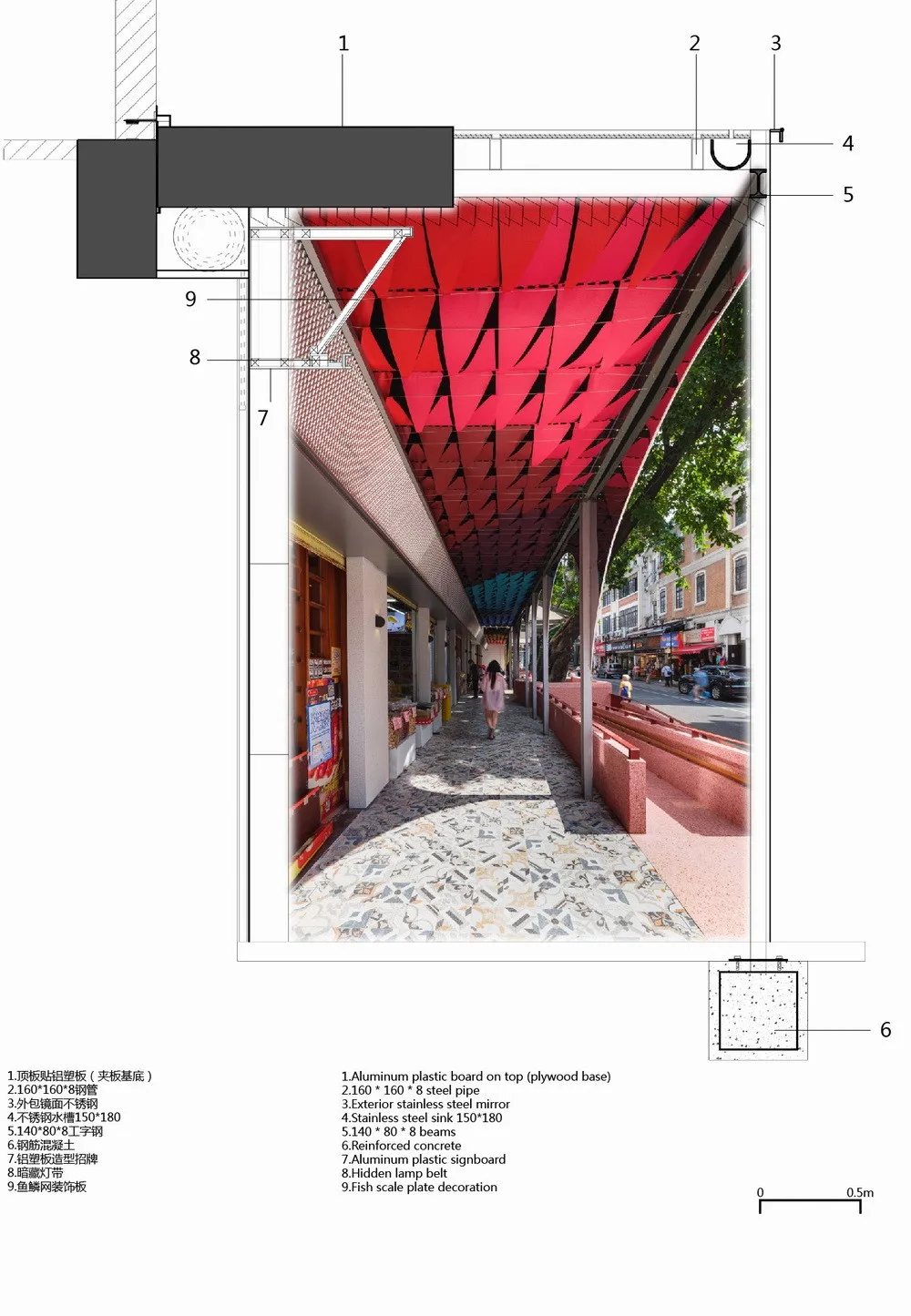 BIM Architecture | Colorful, Poetic Everyday: Renovation of Guangzhou Dongshan Meat and Vegetable Market/Aosilently Studio