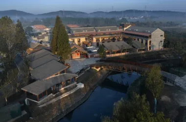 BIM Architecture: Regenerating Li Xiang Village Entrance Public Space by East Courtyard ATA Studio-BIM WORLD