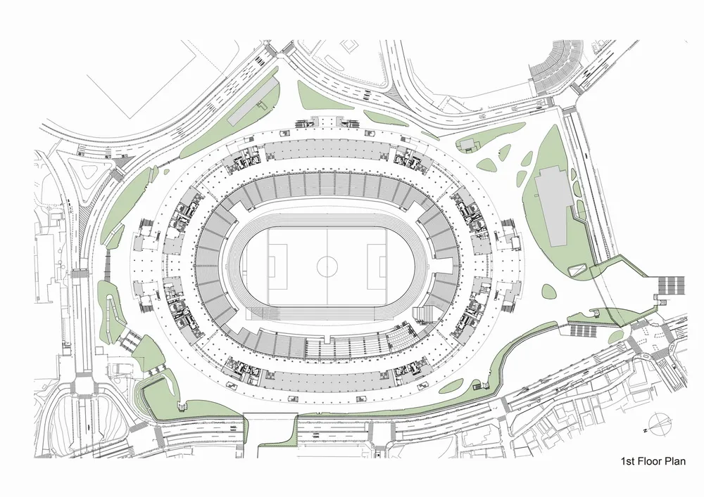 BIM Architecture | [Tokyo Olympics Opening] Japan National Stadium/Dacheng Construction+Zi Design+Kengo Kuma Architecture Urban Design Firm