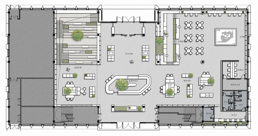 BIM architecture | Green swaying, named after 'book': Rongchuang · Sijichen Reading/Top Design