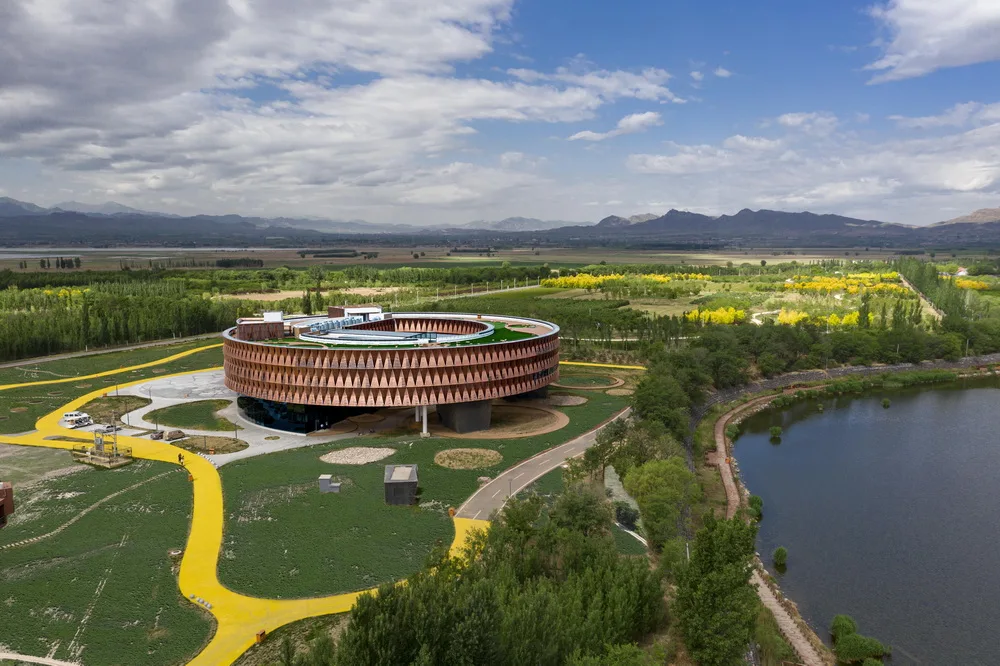 BIM Architecture | Floating Bird Nests on Wetlands - China Huailai Wetland Museum/Tianyou Design