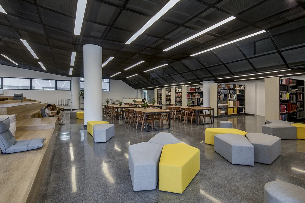 BIM Architecture | Central Academy of Fine Arts Yanjiao Campus Library Renovation/Three Literature Architecture/He Wei Studio