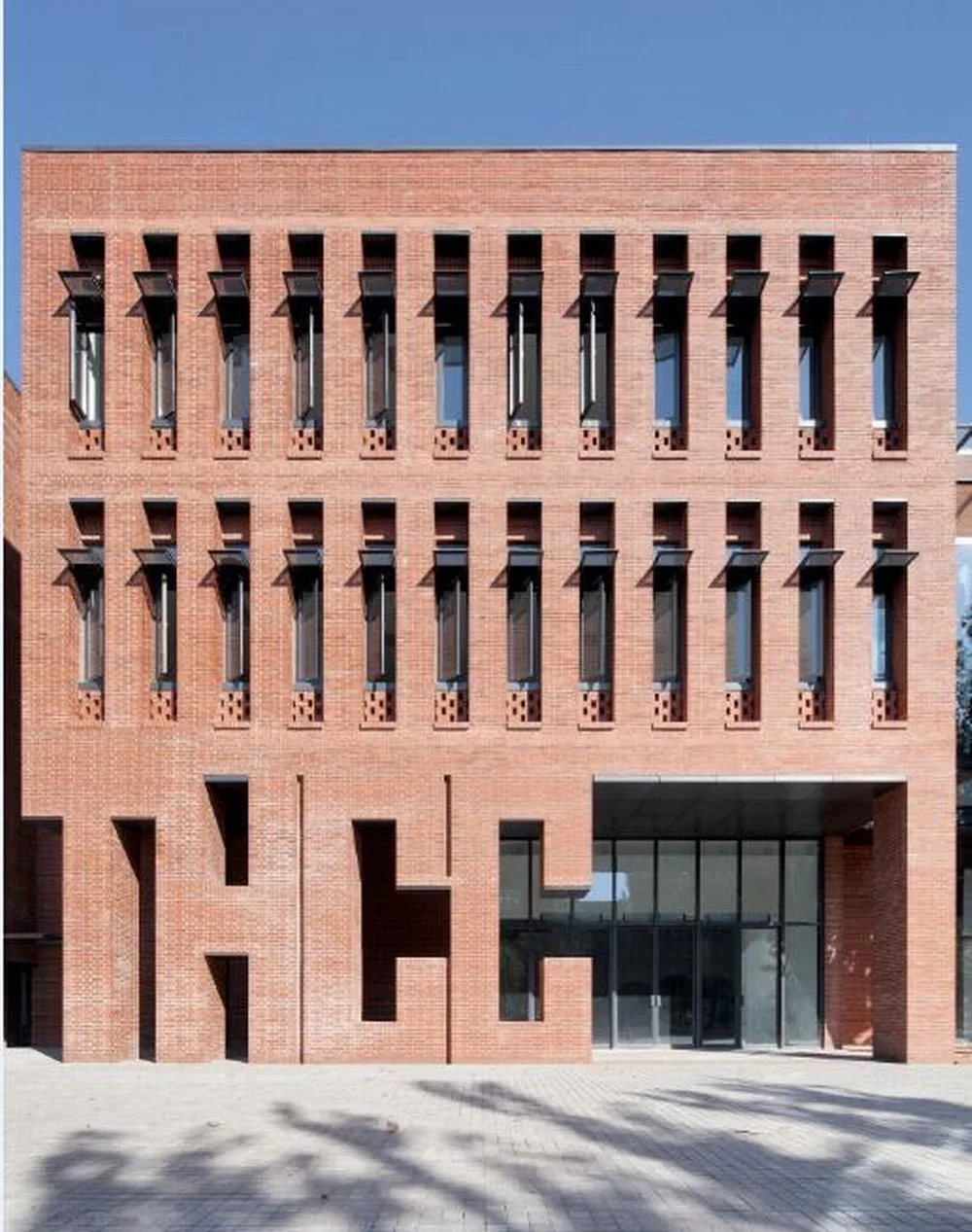 BIM Architecture | Tsinghua University South Campus Cafeteria and Career Guidance Center/Tsinghua University School of Architecture Simple Architecture Studio