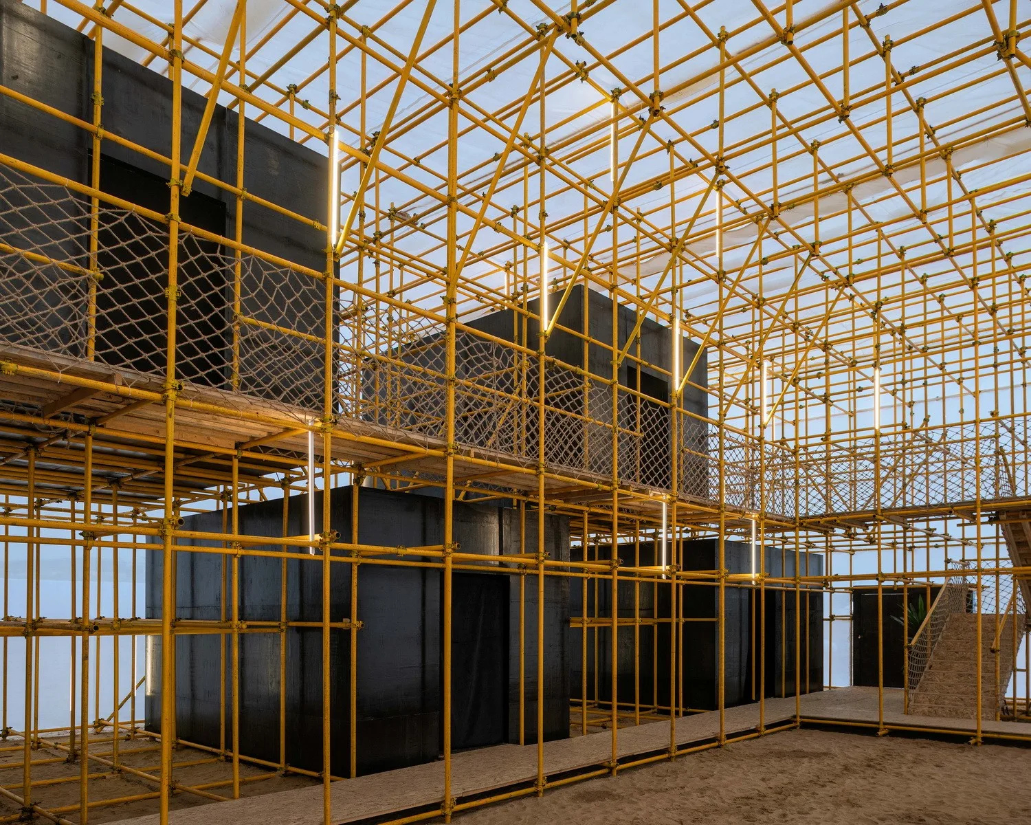 BIM Architecture | Huang Shen Er Space - Anaya Drama Festival "Migratory Bird 300" Beach Temporary Art Museum/Hemu Architecture Studio