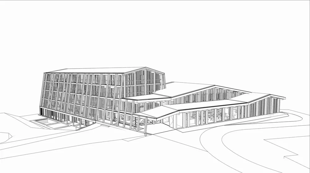 BIM Architecture | Bohinj Hotel Reconstruction, Cultural Heritage/OFIS Architects