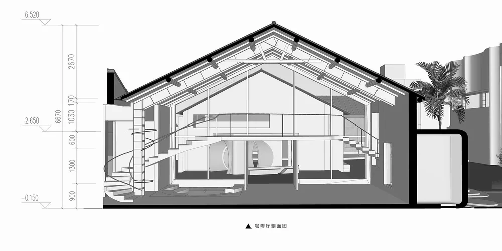 BIM Architecture | Moments Photography Base/Three Orange Lihe Space Design