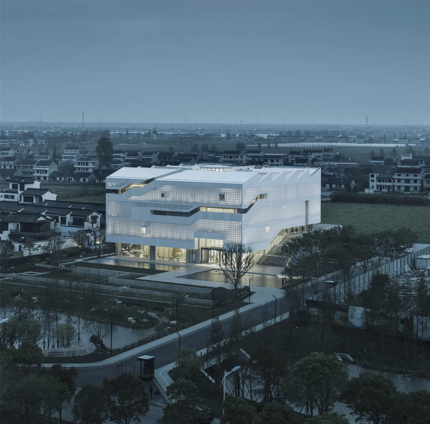 BIM Architecture | Rural Ideal of "Square Warehouse and Round Grain", Haimen Yungu Agricultural Exhibition Hall/ad