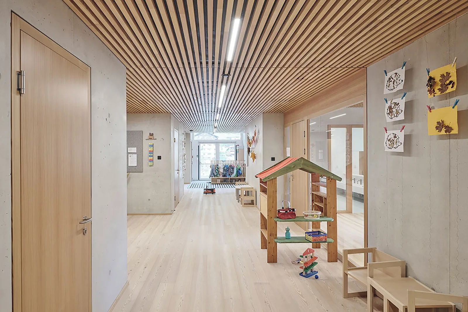 BIM Architecture | Nursery and daycare in Wildschnau/Unisono Architekten+Kraft: Werk Architektur