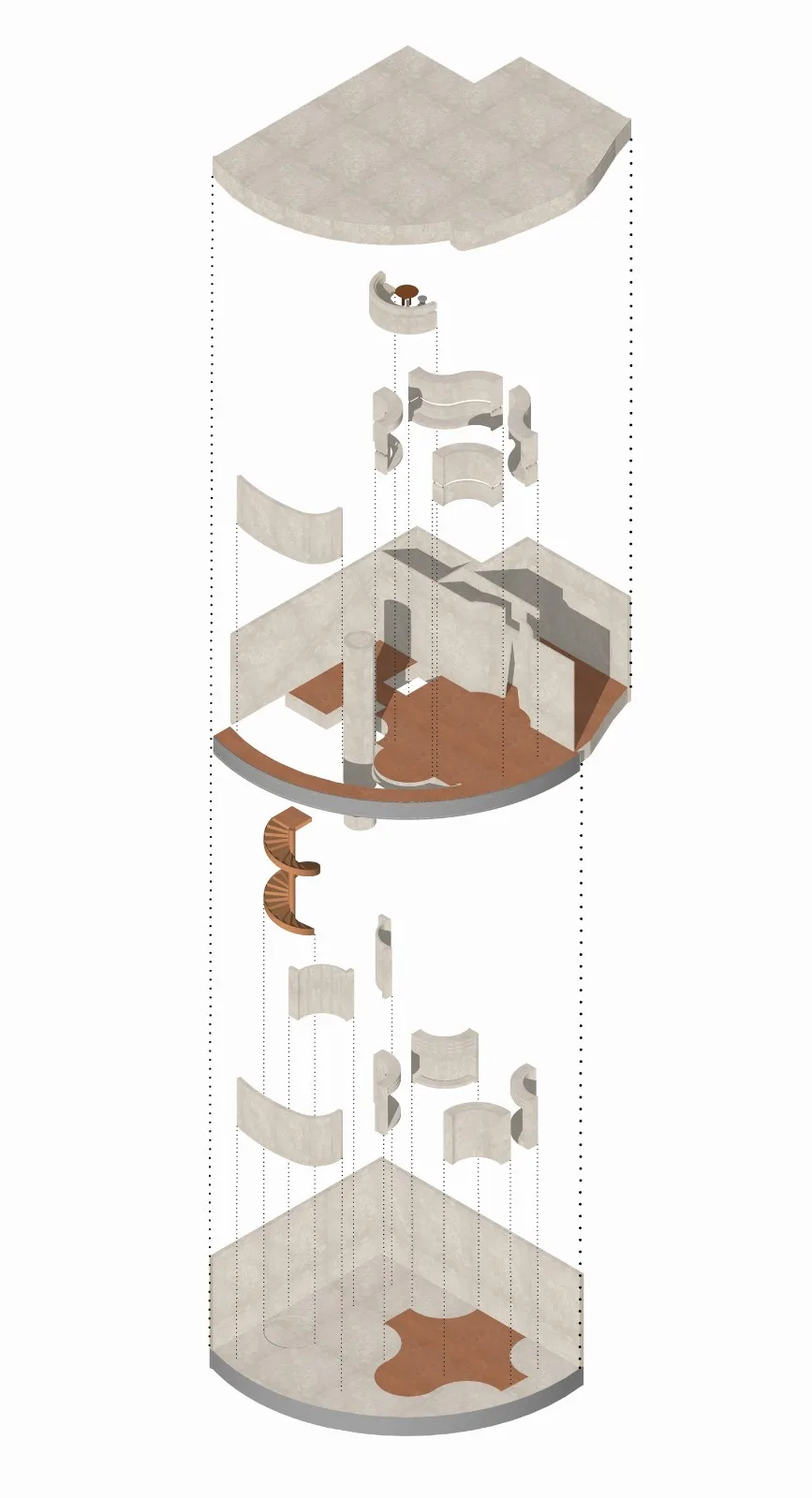 BIM Architecture | Vintage Futurist Buying Shop AUDREY/Liang Architecture Design Firm